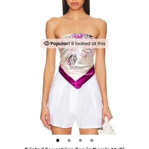 Revolve Petit Moments Printed Equestrian Top in purple multi